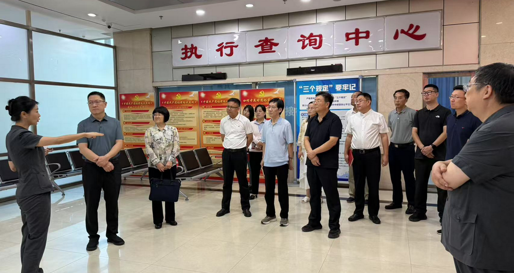 区人大法制委员会视察区法院执行工作情况